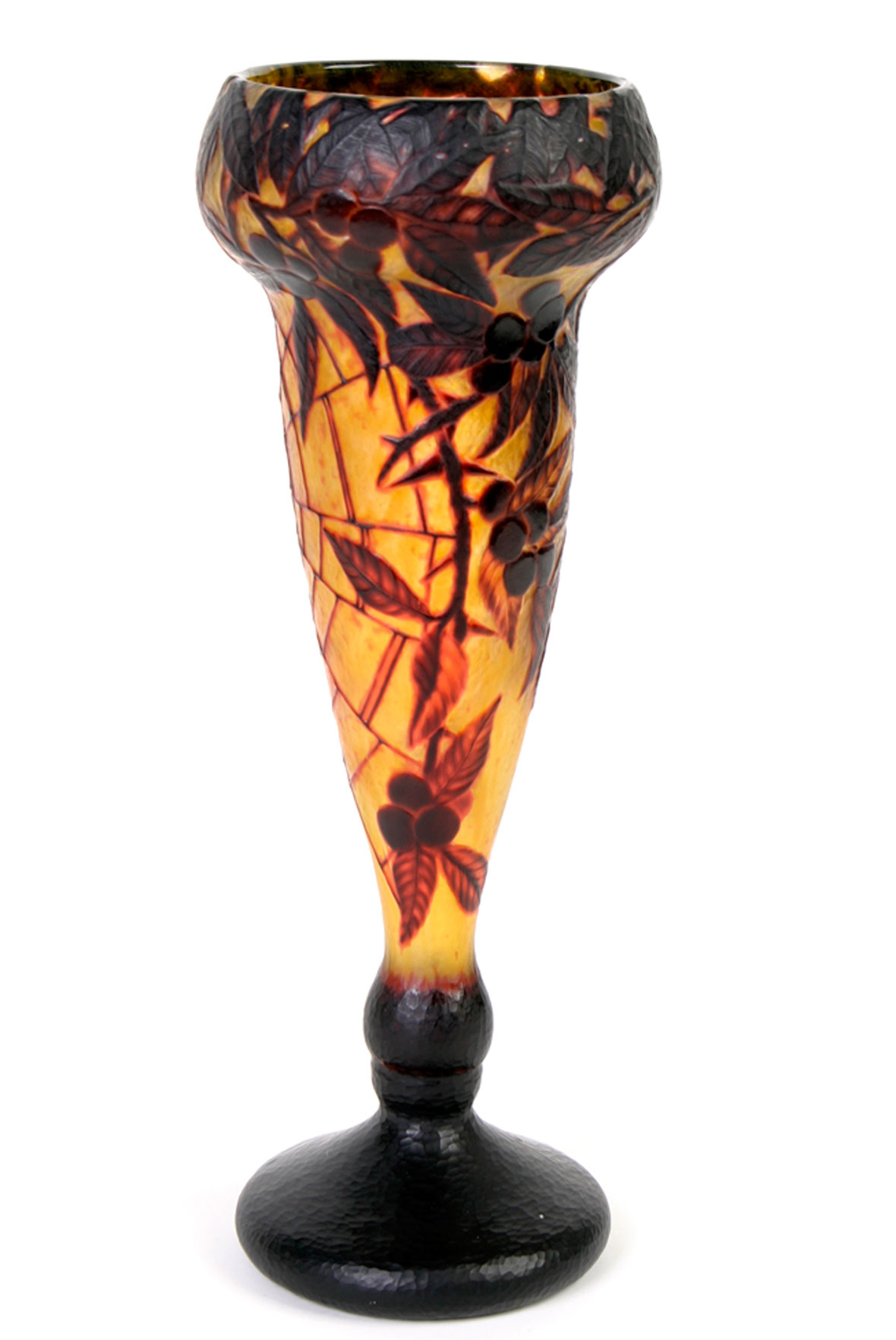 Daum Spider Vase
